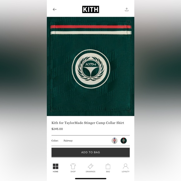 KITH X TAYLORMADE STINGER CAMP COLLAR - Picture 3 of 7